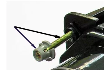 Фиксатор для фар AL012 и PJ6 LS-AL012 LU090928