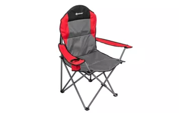 Кресло складное Nisus N-244-GRD-1 серый/красный/черный