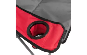 Кресло складное Nisus N-244-GRD-1 серый/красный/черный