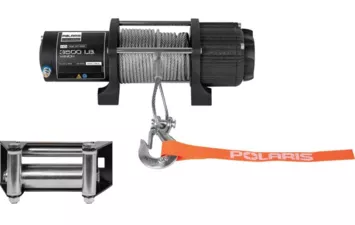 Лебёдка 1133 кг, стальной трос, пульт на проводе Polaris / K-HD2500LB WINCH ACE / 2879708