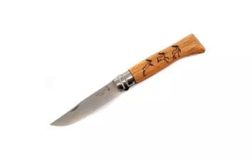 Нож Opinel Tradition Animalia №08 рисунок Олень