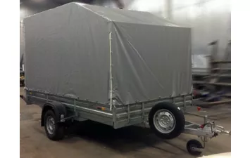 Тент МЗСА 817718 с каркасом (скос) Н1700