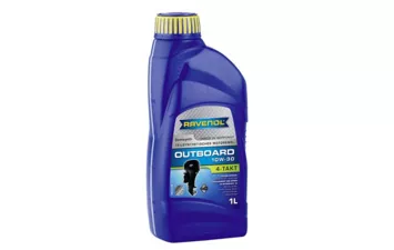 Масло моторное полусинтетическое RAVENOL Qutboardoel 4T SAE 10W30 (1л) / 4014835729018