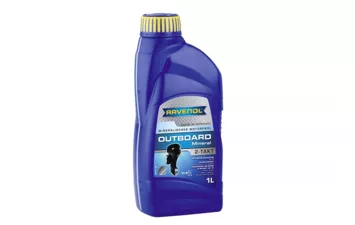 Масло моторное минеральное RAVENOL Qutboard 2T Mineral (1л) / 4014835728912