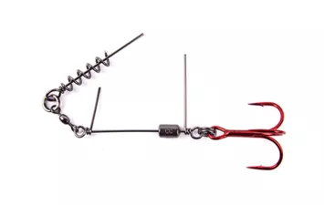 Монтаж Savage Gear SS Corkscrew Stinger Red+Bn