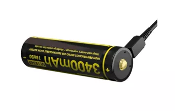 Аккумулятор NITECORE NL1834R 3400 18650 micra-USB