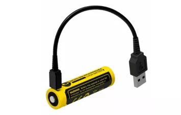 Аккумулятор с защитой NITECORE NL1826R 2600 18650 USB Li-ion 3.7v