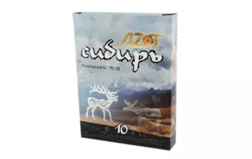 Патрон Азот к.12/70 Сибирь 32 г картечь