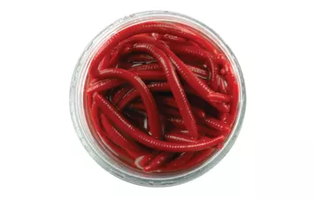 Червь Berkley Gulp Alive Angle Worm 5см. (Red Wigler)