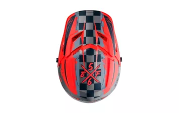 Шлем Starks Base MX (Красный/Серый/глянцевый L)