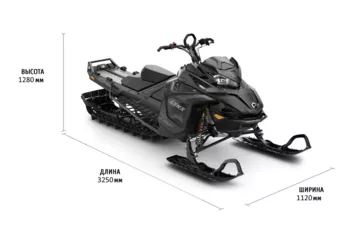 Снегоход Lynx BoonDocker DS 3900 850 E-TEC DSHOT Black edition 2022