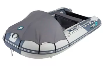 Лодка моторная ПВХ Gladiator C 370 AL (светло-темносерый)