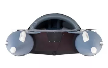 Лодка моторная ПВХ Gladiator C 370 AL (светло-темносерый)