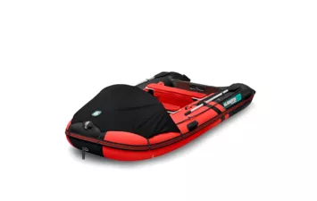 Лодка моторная ПВХ Gladiator C 370 AL (Красно-черный)
