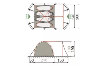 Палатка RockLand  Camper 4