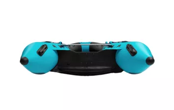Лодка моторная ПВХ Gladiator E 420PRO (чёрно-бирюзовый (7) )