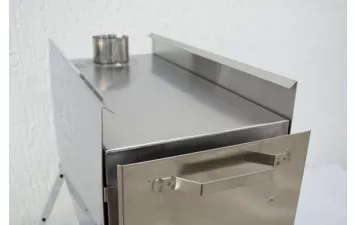 Печь БЕРЕГ Экономка средняя стационарные экраны