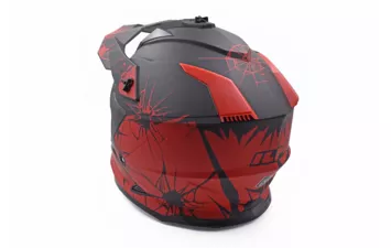 Шлем ILM WS901 (Black/Red XL)