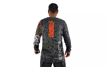 Джерси STARKS Base Cross 2.0 (Серый/оранжевый M)