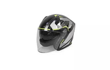 Шлем ILM 3/4 открытый (Matchine Yellow XXL)