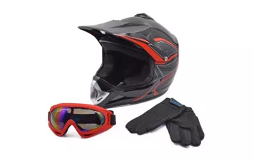 Шлем ILM 818 детский (Red YS)