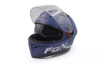 Шлем интегральный FGN (Темный/синий One size)