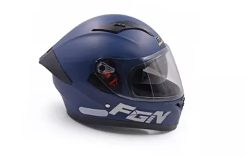 Шлем интегральный FGN (Темный/синий One size)