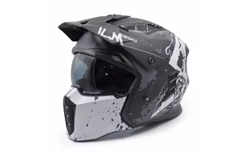 Шлем ILM Z302 (Matte/Skull L)