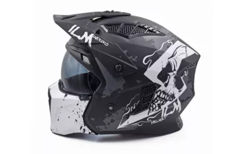 Шлем ILM Z302 (Matte/Skull L)