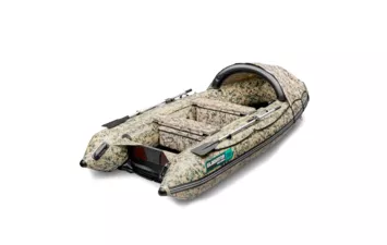 Лодка моторная ПВХ Gladiator E 350PRO КМФ (цифровой камуфляж )