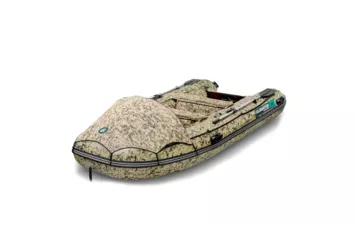 Лодка моторная ПВХ Gladiator E 380PRO КМФ (цифровой камуфляж)