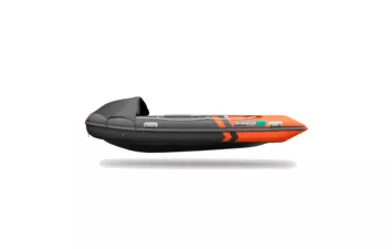 Лодка моторная ПВХ Gladiator E 420PRO (оранжево-тёмносерый (5) )
