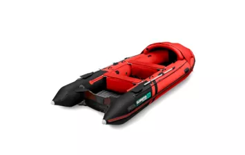 Лодка моторная ПВХ Gladiator E 450PRO (Красно-черный (4) )
