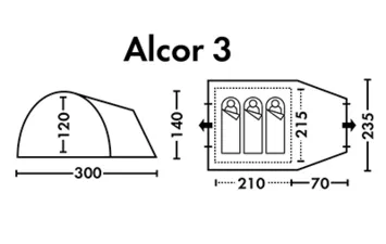 Палатка FHM Alcor 3