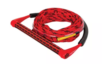 Фал с рукояткой для вейкбординга O'Brien ROPE WAKE COMBO 4 SECTION POLY-E (Red )