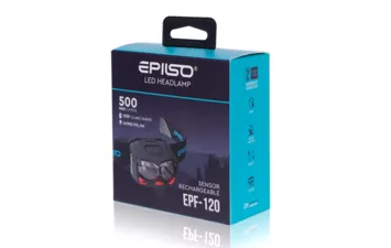 Фонарь EPILSO EPF-120 налобный, CREE XTE 5W x2, 1x1200mAh, 5В