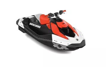 Гидроцикл BRP Sea-Doo Spark 1UP TRIXX 90 2025 (White/Dragon Red )