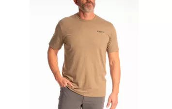 Футболка Klim Guts n' Glory Tri-blend Tee (Coyote Brown Heather-Asphalt SM)