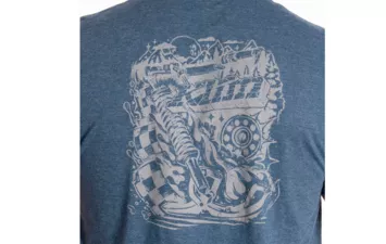 Футболка Klim Guts n' Glory Tri-blend Tee (Heathered Neptune-Monument SM)