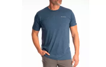 Футболка Klim Guts n' Glory Tri-blend Tee (Heathered Neptune-Monument SM)