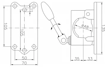 Хомут d48 300кг