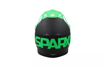 Шлем Sparx Recrut детский (Черный/Зеленый YL)