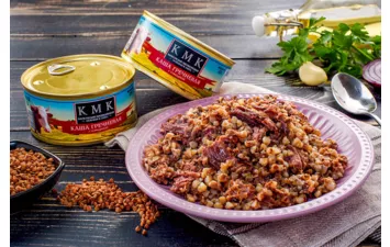 Каша гречневая с говядиной ОЛИМП ВКУСА 325г