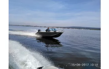Катер Волжанка 46 Фиш с мотором YAMAXA F60 FETL 60 лс ( )