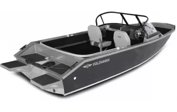 Катер Волжанка 46 Фиш с мотором YAMAXA F60 FETL 60 лс ( )