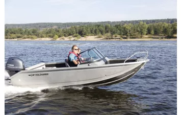 Катер Волжанка 46 Фиш с мотором YAMAXA F60 FETL 60 лс ( )