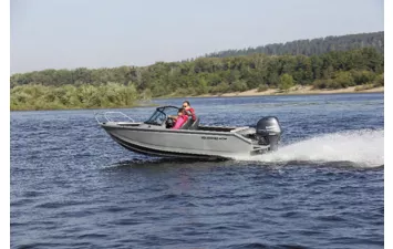 Катер Волжанка 46 Фиш с мотором YAMAXA F60 FETL 60 лс ( )