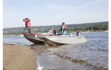 Катер Волжанка 46 Фиш с мотором YAMAXA F60 FETL 60 лс ( )