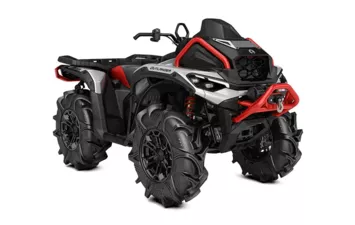 Квадроцикл Can-Am Outlander X MR 1000R  '2025 (Hyper Silver & Legion Red,  )