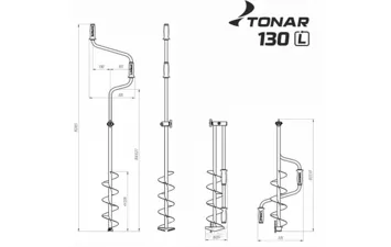Ледобур Тонар  ЛР-130Д